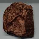 Brown Crushed Velvet Curtains with Rod Pocket Luxurious Thermal Insulation Soundproofing and Room Darkening Window Treatments for Living Room Bedroom Office, 2 Panels Set 52" W x 84" L