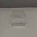 Gonice Clear Acrylic Storage Boxes with Lids, 30 Pack 2.2 Cube Organizer for Jewelry, Candy, Crafts