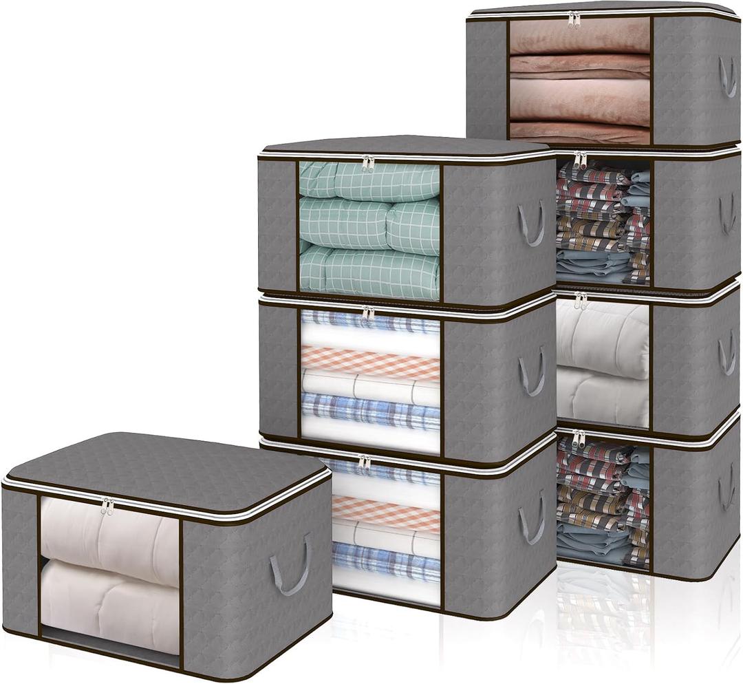 Storage Bag 14.2 x 19.7 x 19.7 Inch (Grey, Pack of 1)