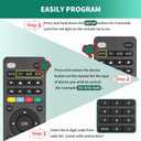 Universal TV Remote Control for Samsung,Hisense,LG,TCL,Philips,Sony,Insignia,Toshiba,Vizio Smart TVs and More Brand,(Compatible with Streaming Players,DVD/Blu-ray Players and Sound Bar Audio)