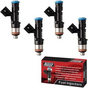 MACAX Set of 4 Fuel Injectors 4892844AA FJ1135 Replacement Compatible with Fiat 500 2012-2015 1.4L L4 VIN:R - Replaces 4892844AB RL892844AA 04892844ab
