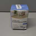 24 Pcs Chair Leg Floor Protectors for Hardwood Floors Silicone Covers Felt Pads Furniture Leg Caps Anti-Scratch Reduce Noise Fit (15/16" to 1-5/16")