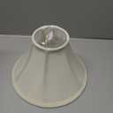 Aspen Creative 58030A, Bell Uno Lamp Shade, Ivory, 4" Top x 10" Bottom x 7" Slant Height, Slip UNO 33mm