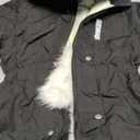 UVIPC Toddler Snowsuit 2T 3T 4T 5T Kids Baby Boys Girls Snow Suits Winter Clothes Faux fur Hooded Jumpsuit Coat Outdoor (Black)