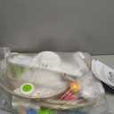 Baby Chair Detachable Soft Baby Rocking Chair Cradle with Two Toys, 25.59 inches x 27.17 inches x 19.29 inches