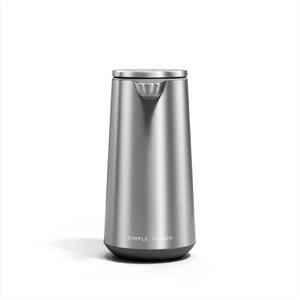 simplehuman Foam Sensor Pump, 10 oz., Automatic Foaming Soap Dispenser for Kitchen and Bathroom, Touchless Motion Sensor, Variable Dispense, Rechargeable, High Grade Brushed Stainless Steel