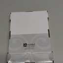 Malden International Designs Matte Silver With Silver Inside Border Picture Frame, 4x6, Silver