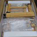 AmazerBath Over The Toilet Storage Shelf Bamboo, 3-Tier Over Toilet Organizer Rack, Freestanding Above Toilet Shelf for Bathroom, Laundry, Space Saver, Natural Color