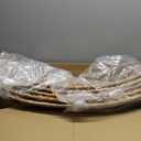 42" Wicker Christmas Tree Collar for Artificial Trees, Tree Basket Skirt for 9ft, Farmhouse Base Cover for Pencil,Extra Large Christmas Tree Collars, Handwoven from Seagrass (Natural)