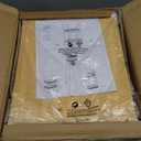 Homeiju Rolling Kitchen Storage Cart, 3-Tier Storage Rack on Caster Wheels with Adjustable 2 Baskets, Coffee Station Cart Rack Shelf Organizer for Living Room Office, Balcony, Chrome/Silver (Sliver)