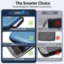 AOLO Carrying Case Compatible with Switch 2 (2025), Portable Hard Protective Travel Case with 10 Game Slots & Accessory Pocke (Blue)