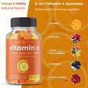 NutraChamps Vitamin C Gummies for Adults & Kids, 5-in-1 Immune System Support with Elderberry, Rosehips, Citrus Bioflavonoids & Acerola Cherry, Immunity Booster Supplement (Pack of 3)