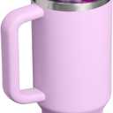 STANLEY Quencher ProTour Flip Straw Tumbler with Leakproof Lid 40 oz | Built-In Straw & Handle | Cupholder Compatible for Travel | Insulated Stainless Steel Cup | BPA-Free | Soft Orchid