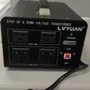 LVYUAN 3000 Watt Voltage Converter Transformer Heavy Duty Step Up/Down AC 110V/120V/220V/240V Power Converter with 2 US Outlets, 2 Universal Outlets, Resettable Circuit Breaker Protection