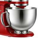 FOKIEE 5QT Stainless Steel Mixer Bowl for KitchenAid 4.5-5 QT Tilt-Head Stand Mixers, with Anti-slip handle and Prominent Clasp, for KitchenAid Accessories and Attachments, Dishwasher safe