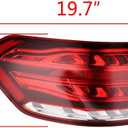 Astra Depot Replacement Tail Light For Mercedes E250 / E300 / E350 / E400 / E550 / E63 AMG Sedan Tail Lamp Assembly 2014 2015 2016 (166-60635L MB2804112, Outer Left Driver)