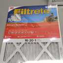 Filtrete 9800-4 16x20 x 1 In. Micro Allergen Defense Pleated Furnace Air Filter, Red, MPR 1000, 3 Months - Quantity 4