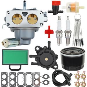 Carbman 791230 407777 Carburetor Compatible with Briggs & Stratton 799230 699709 499804 20-25hp Intek V-Twin for John Deere MIA10632 LA135 LA120 LA130 LA140 LA150 LA145 Carb