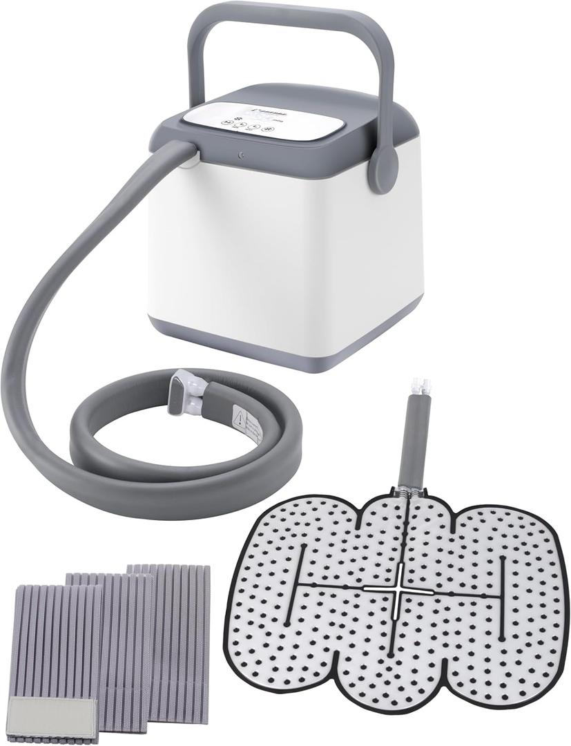 Cold Therapy System, Including an Extra Large Pad, Programable Ice Therapy Machine for Knee or Hip, Post-Surgery Continuous Cryotherapy Cold Pack