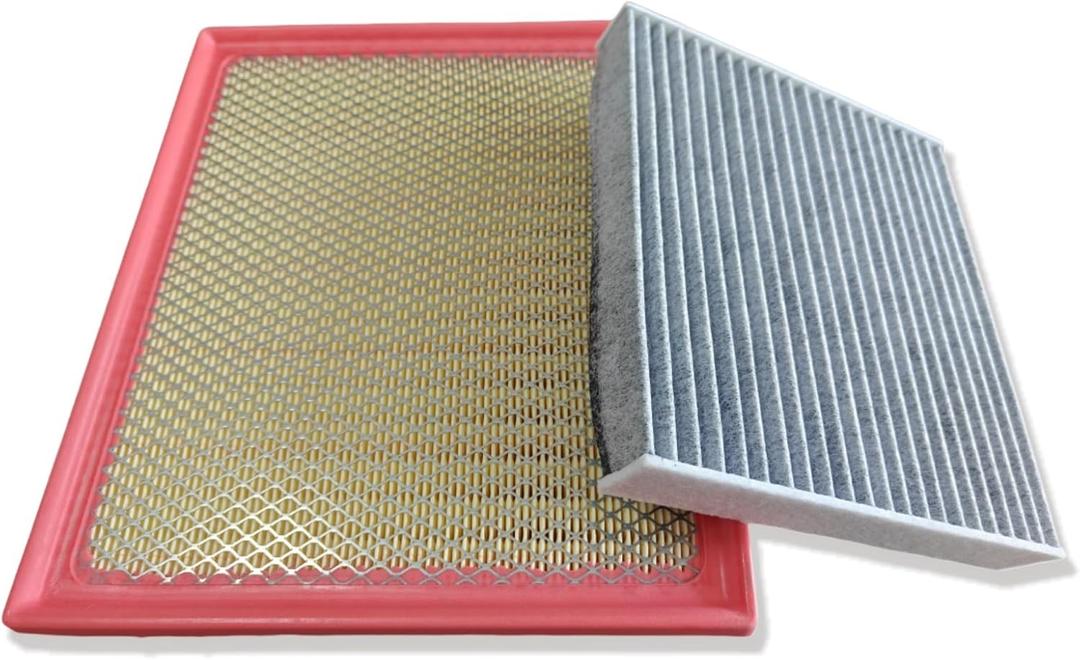 2 x Engine and Cabin Air Filter Kit Fit for 2014-2021 Tundra 5.7L 4.6L, 2014-2022 Sequoia 5.7L (24511 WA10085)