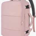 Taygeer Travel Backpack for Women, Carry On Backpack with USB Charging Port & Shoe Pouch, TSA 15.6inch Laptop Mochila Flight Approved, Nurse Bag Casual Daypack for Weekender Business Hiking, Pink