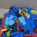 Franco Kids Bedding Super Soft Plush Throw Blanket, 46 in x 60 in, Mario