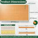 Slat Wall Paneling 4x8 ft Garage Organizer Storage Systems, Heavy Duty PVC Slatwall Panels for Garage Organizer Product, PVC Wall Mounted Tool Storage Slate Board for Home and Workshop (Woodgrain)