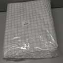 2 x 65L Freestanding Storage Bags, 3-Pack Waterproof Clothes Storage Bins Foldable Closet Organizers with 2 Durable Handles & Zipper for Blanket, Comforters, Bed Sheets, Pillows, Toys (White Print)