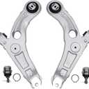 MOTOKU Pair Front Lower Control Arm and Ball Joint Assembly for Jeep Cherokee 2014-2018