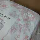 Laura Ashley - Twin XL Comforter Set, Reversible Cotton Bedding for Year Round Use, 2 Piece Coquette Bed Set with Matching Pillowcase (Delphine Mauve Pink)