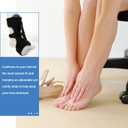 Healifty Breathable Foot Splint Adjustable Plantar Fasciitis Night Brace for Foot Drop Pain Relief and Ankle Support in Muscle Rehabilitation 12.59X4.52X1.57In (Blue)