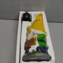 ChioPrana Large Gnomes Outdoor Statue with Solar Lights, Solar Garden Gnomes Decorations for Yard Patio Outside Gnome Garden Decor, Gnomes Gifts for Women Mom