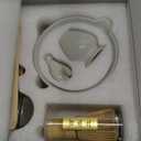 Matcha Whisk Set - 8PCS Japanese Tea Set Includes Matcha Bowl, Bamboo Whisk with Ceramic Holder, Bamboo Scoop, stainless steel sifter, tea towel, handle scoop,Matcha Kit for Ceremony(Green/8PC)