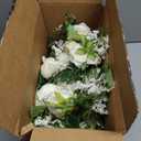 DearHouse 2Pack Artificial Peony Flower Garland - Silk Peony Garland with White Flowers for Wedding Party Table Decoration,6ft/Strand