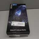 2 x TZGZT [Longest Durable] Travel Carrying Case for Nintendo Switch 2 2025, Large Volume Accessories Bundle Holder, 2 Screen Protector, Hard Protective Cover Estuche Funda with 12 Game Cards, Black