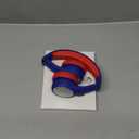 LilGadgets Connect+ Style On-Ear Kids Headphones with Microphone - SharePort Technology, SoftTouch Padding, Detachable Cable, Noise Reduction, Durable & Adjustable - Blue/Red Headphones for Kids