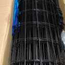 Welded Wire Fence 36inch x 50ft, Black PVC Coated Garden Fencing, 2 inch x 3inch 16Gauge Chicken Wire Fence Roll, Anti-Rust Metal Fencing for Yard Plant Protection Poultry Netting