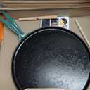 Le Creuset Enameled Cast Iron Traditional Round Crepe Pan, 10.25", Artichaut