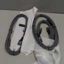 AINOPE 2 Pack USB Extensions Cable High Speed USB 3.0 Extension Cord Type A Male to Female Sturdy Braided Material Fast Data Transfer Compatible with USB Keyboard,Mouse,Flash Drive,Grey,10FT+10FT