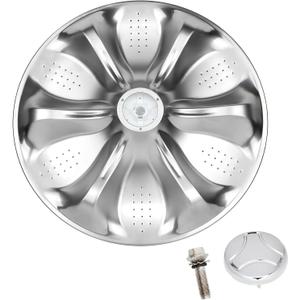 AGZ72909711 Agitator Plate with 5006EA3009B Washer Pulsator Cap Compatible with lg Washer AGZ72909702 Washplate Pulsator Assembly Replaces: AP6800730, 4873462, AGZ72909703, PS12588963