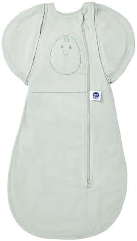 Nested Bean Air 6-in-1 Adaptable Baby Sleep Sack - Unweighted - Comfort & Safety for Natural Sleep, Preferred Arm Position Reduces Startle Reflex, Better for Baby, SM (13-18.5 lbs.) Sage