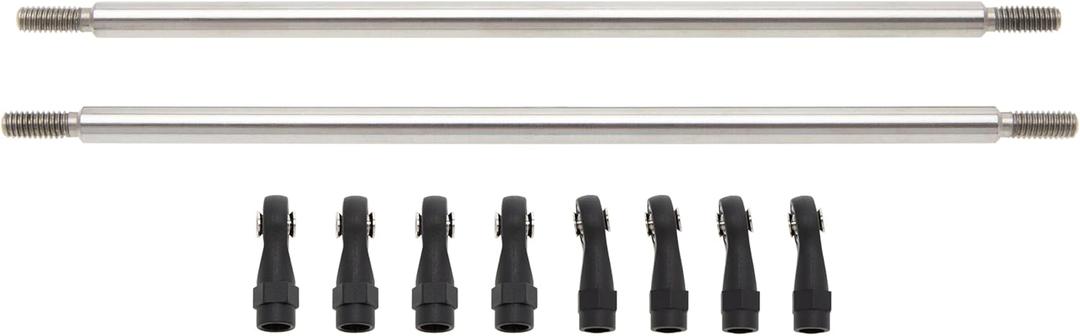 MEUS RACING 1/10 Links Steel Chassis Links Kit for Traxxas TRX4 Axial SCX10 Tamiya CCO1 Redcat Gen8 1/10 RC Crawler (144mm)