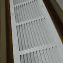 30"W x 6"H Return Air Grille [Duct Opening Size], Steel HVAC Return Air Vent Cover for Wall & Ceiling, White Powder-Coated Rust-Resistant AC Cold Air Return, Outer Dimensions 31.75"W x 7.75"H