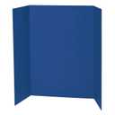 Spotlight 1 Ply Trifold Display Board, 48" Width x 36" Height, Blue