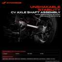 A-Premium Front Right Passenger Side CV Axle Shaft Assembly for Chrysler | Compatible with Pacifica 2017-2022, 3.6L