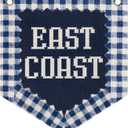 Coastal Decor Kids Nursery Playroom Banner Pennant Wall Art