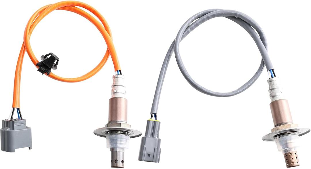 2Pcs Upstream and Downstream Oxygen O2 Sensor for Forester 2006-2010,Impreza 2006-2011,Impreza Sport 2008-2009,Legacy 2006-2009,Outback 2006-2009 H4-2.5L.OE#234-4493, 234-4445