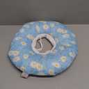Cat Cone Collar Soft, Adjustable Cat Recovery Collars Kitten Cones to Stop Licking, Cute Donut E Collar After Surgery, Anti-Lick Wound Healing Elizabethan Collar for Kitten(Blue Daisy, Medium)