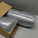 Dormirpilow Memory Foam Pillows King Size Set of 2 Grey Color Cooling Pillows for Sleeping 2 Pack, Bed Pillows with Adjustable Shredded Foam for Side, Back and Stomach Sleepers (20x36)