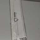 White Plastic Shelf Bracket – Wall Mount Support with Pre-Drilled Holes